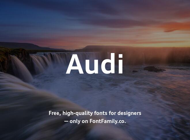 Audi Font