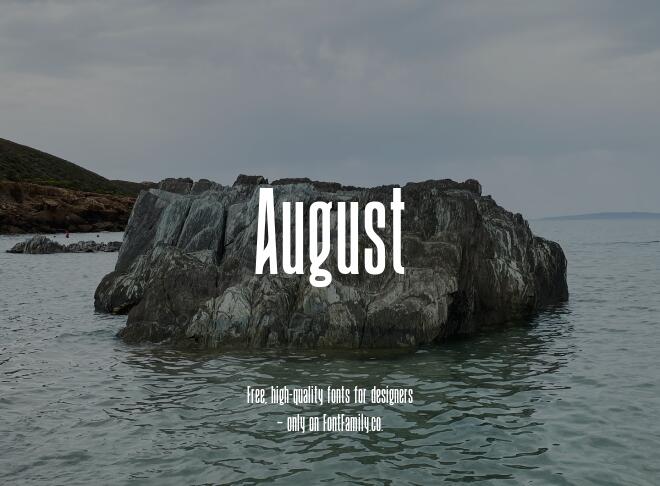 August Font
