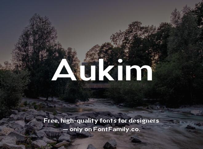 Aukim Font