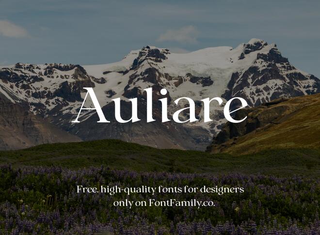 Auliare Font