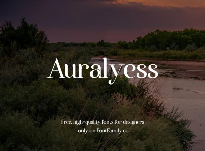 Auralyess Font