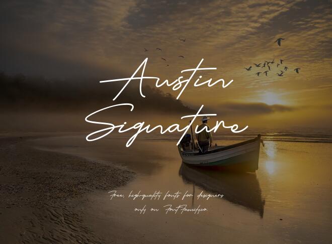 Austin Signature Font