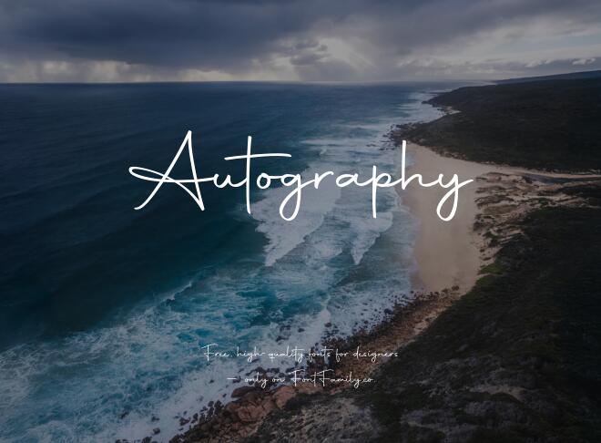 Autography Font