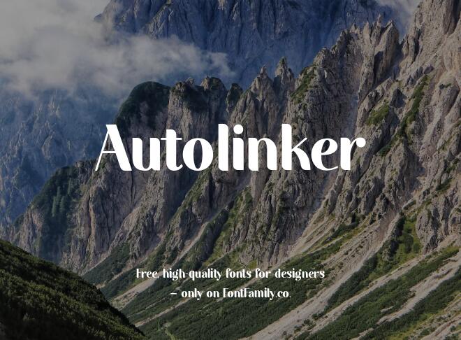 Autolinker Font