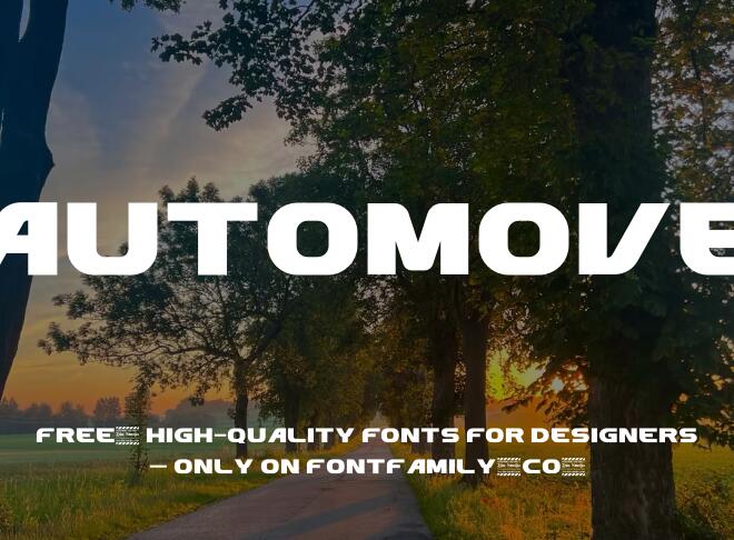 Automove Font