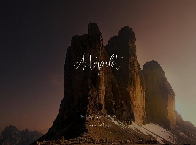 Autopilot Font
