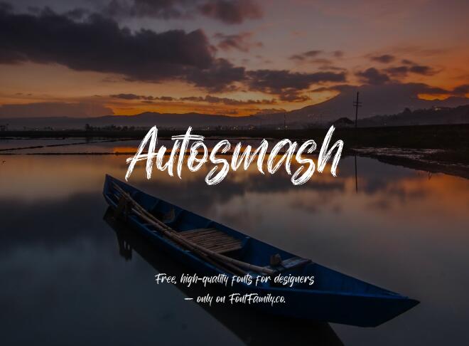 Autosmash Font