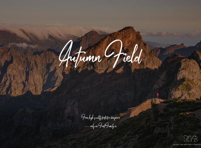 Autumn Field Font