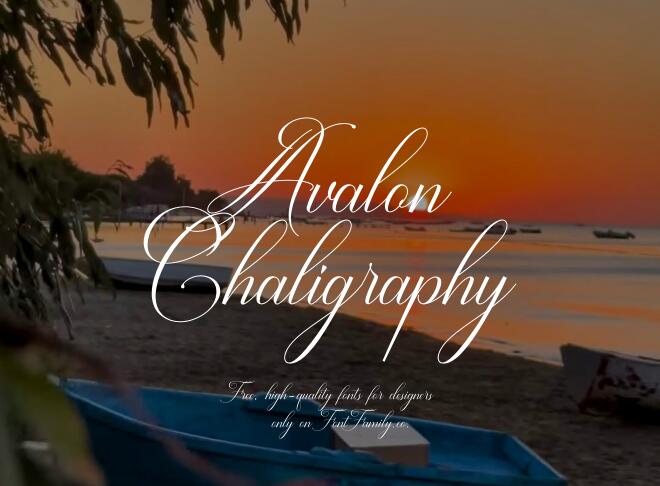 Avalon Chaligraphy Font