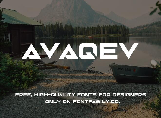 Avaqev Font