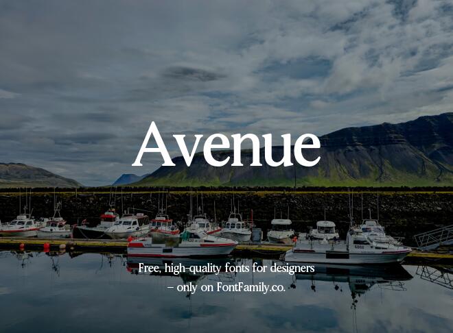 Avenue Font