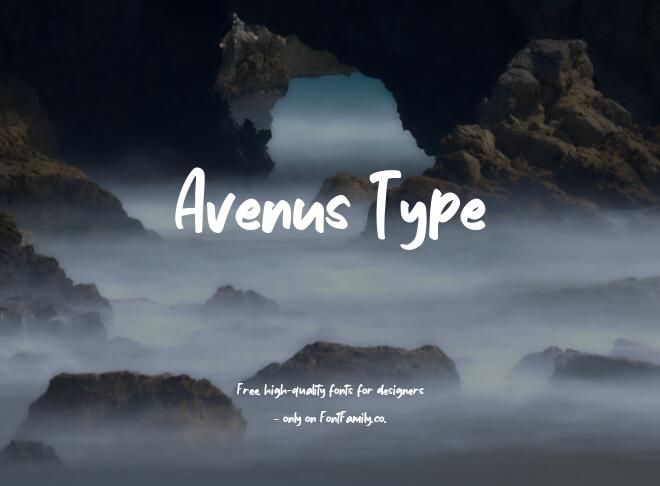 Avenus Type Font