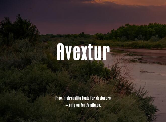 Avextur Font