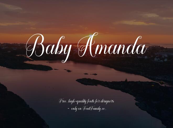Baby Amanda Font