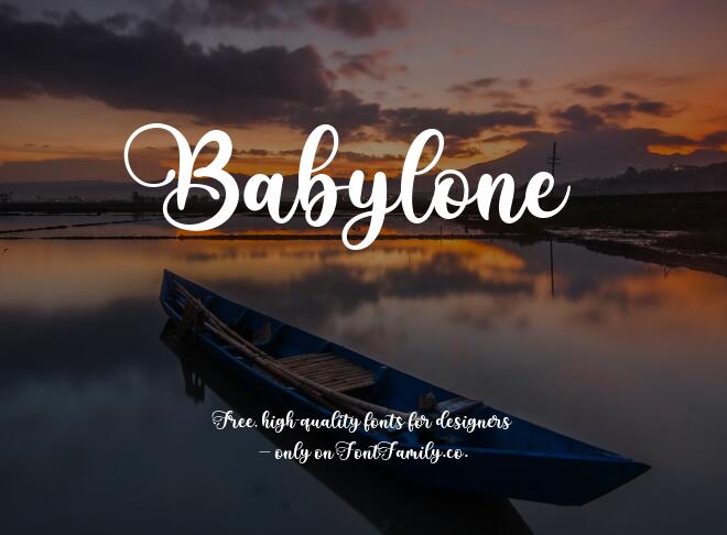 Babylone Font