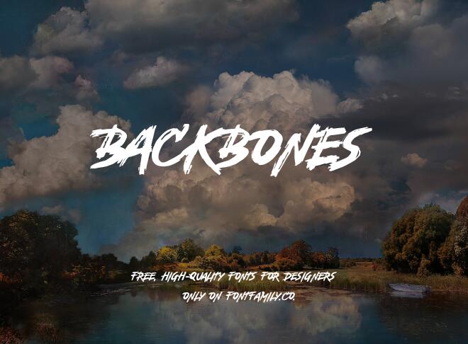 Backbones Font