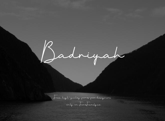 Badriyah Font