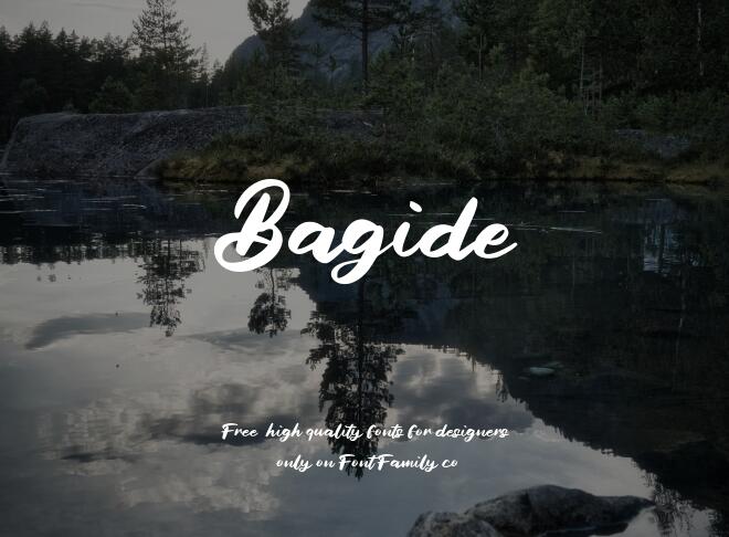 Bagide Font