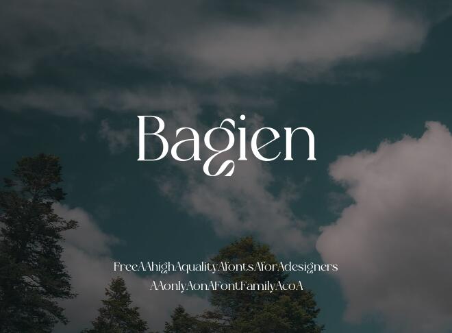 Bagien Font