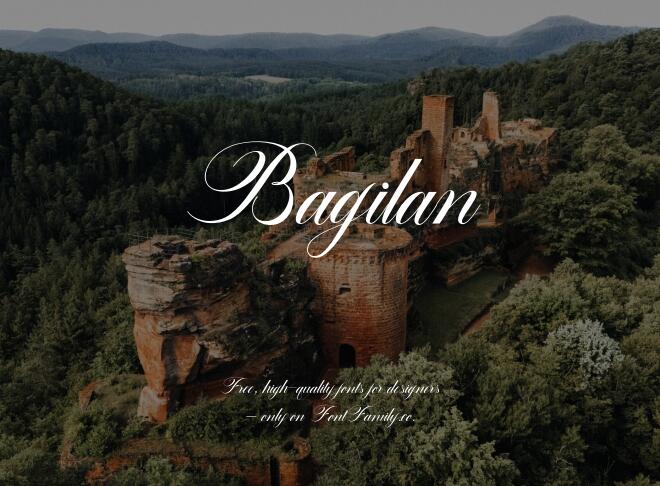 Bagilan Font