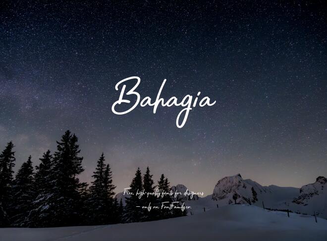 Bahagia Font