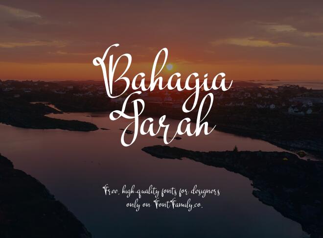 Bahagia Jarah Font