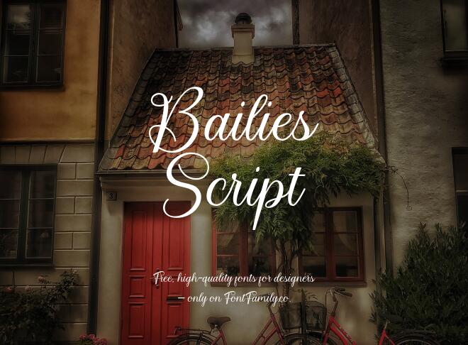 Bailies Script Font