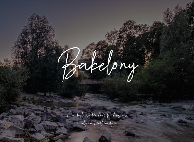 Bakelony Font