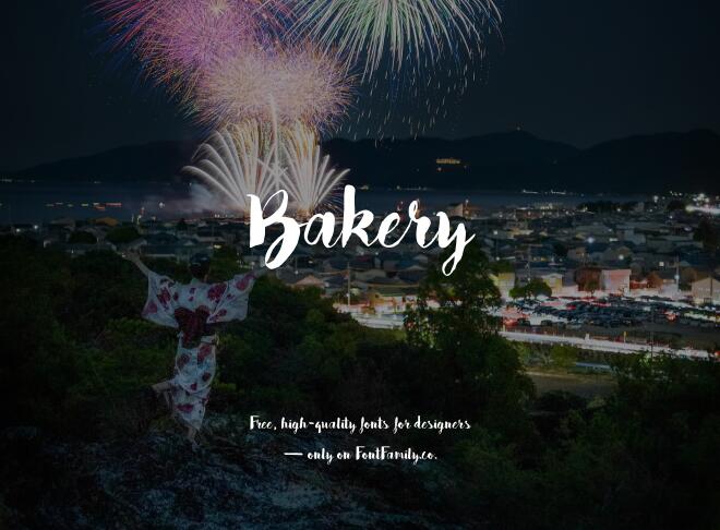 Bakery Font