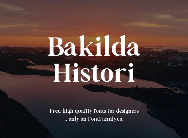 Bakilda Histori Font