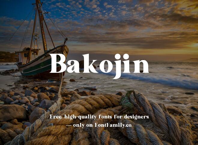 Bakojin Font