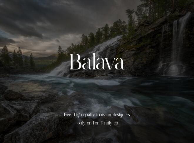 Balava Font