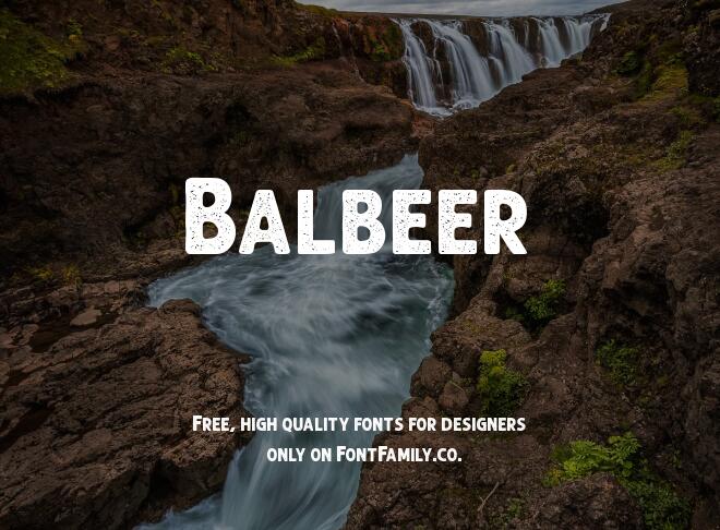 Balbeer Font