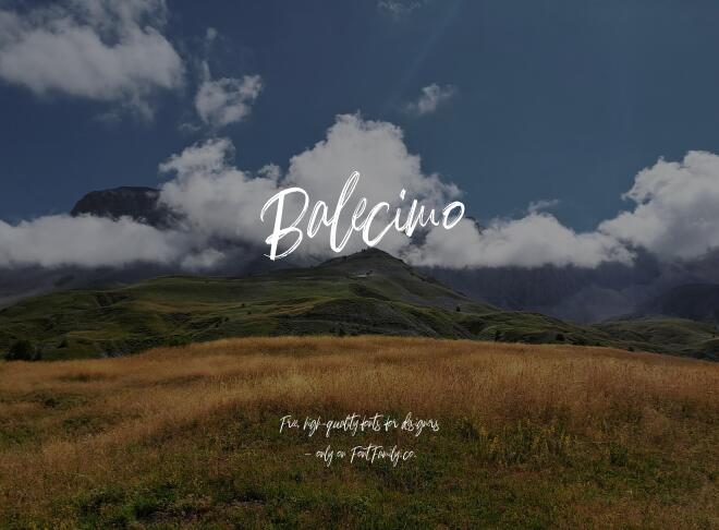 Balecimo Font