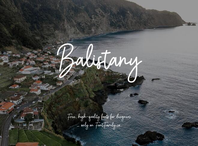 Balistany Font