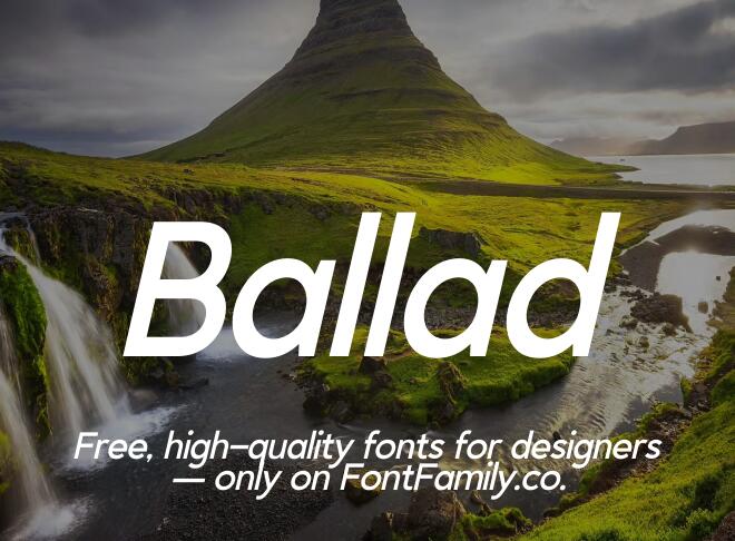 Ballad Font