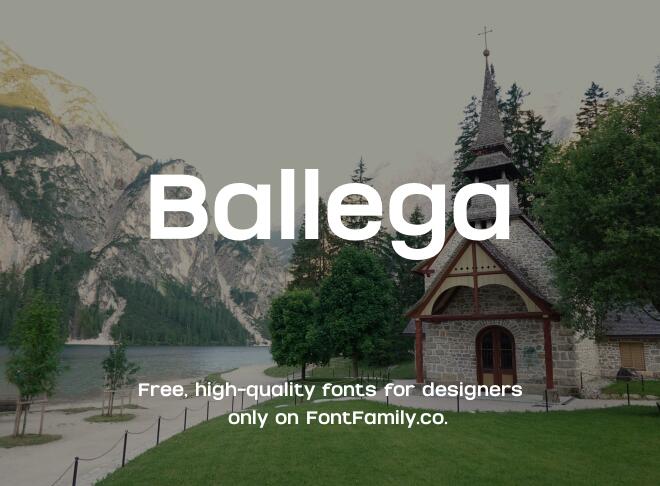Ballega Font
