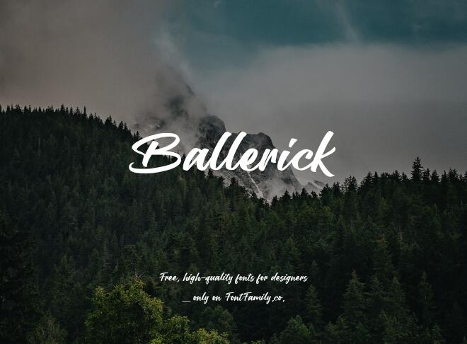 Ballerick Font