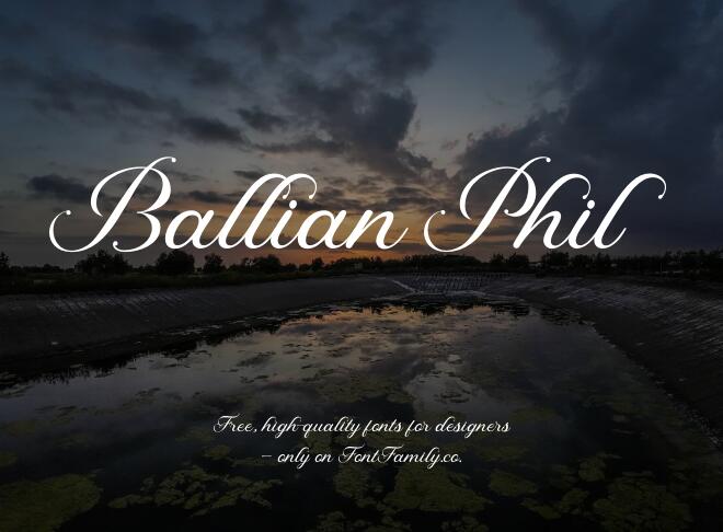 Ballian Phil Font