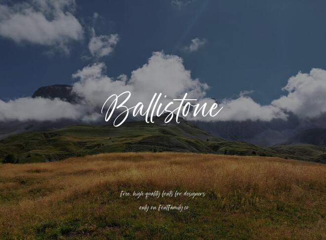 Ballistone Font