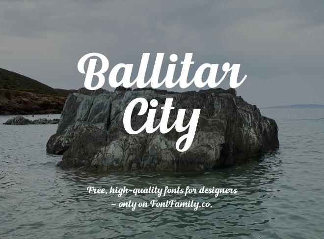 Ballitar City Font