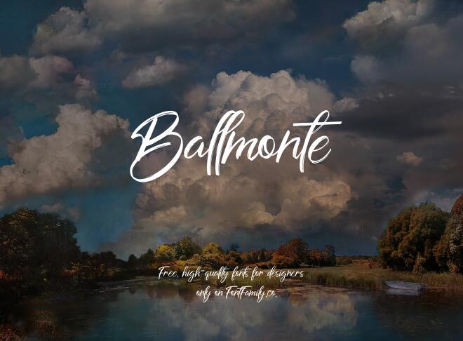 Ballmonte Font