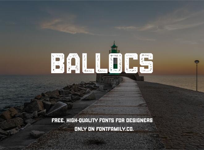 Ballocs Font