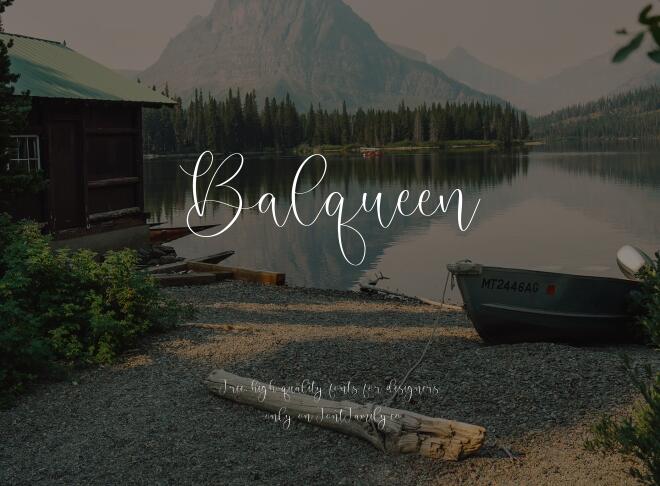 Balqueen Font