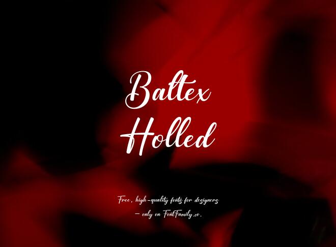 Baltex Holled Font
