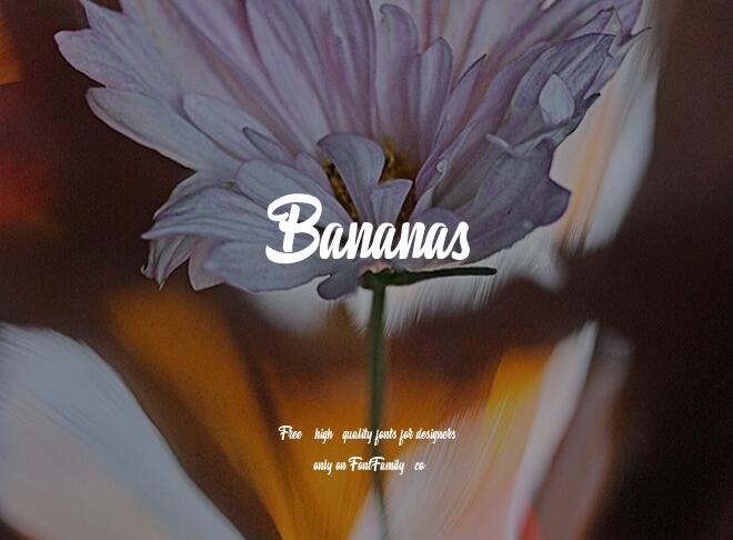 Bananas Font