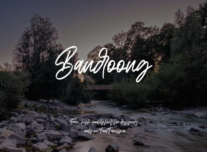 Bandoong Font