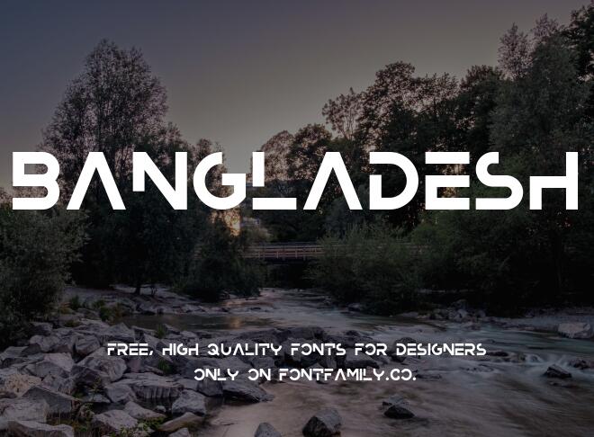 Bangladesh Font