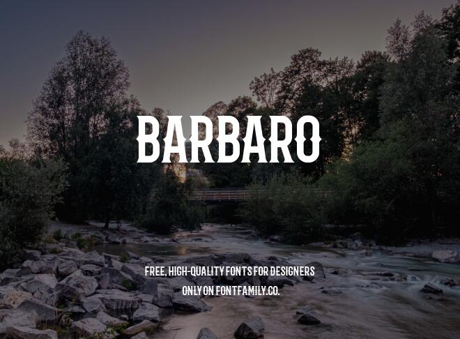 Barbaro Font