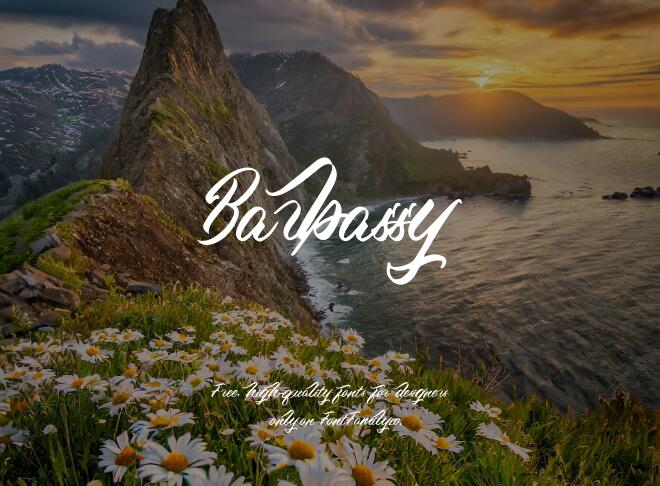Barbassy Font